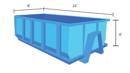 30-yard dumpster rental measurements